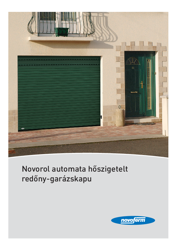 Novoroll redőnygarázskapu