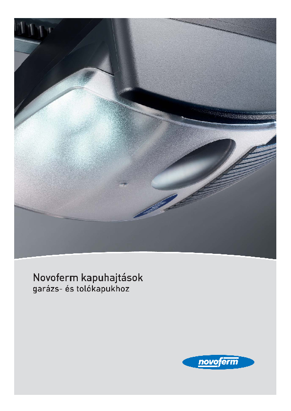Novoferm garázskapu hajtások