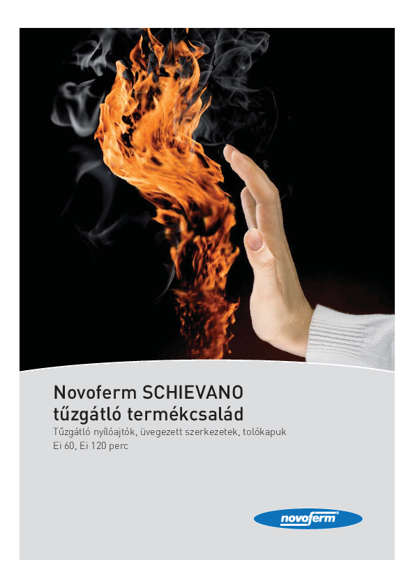 Novoferm Schievano tűzgátló ajtók