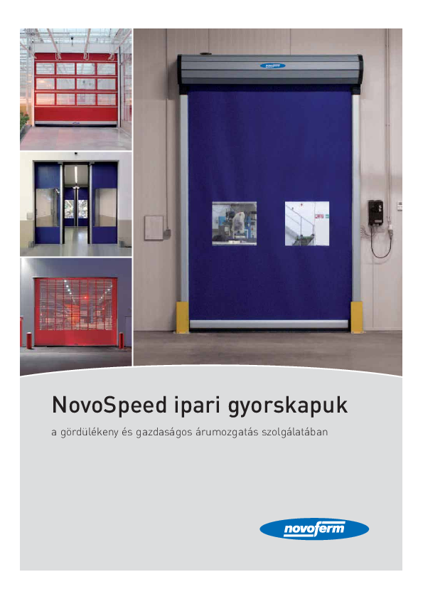 NovoSpeed ipari gyorskapuk