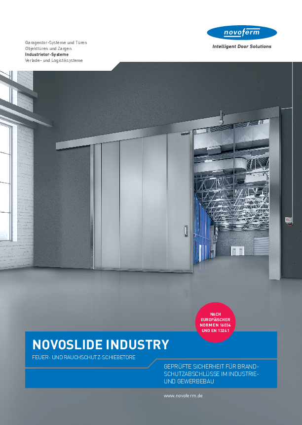 Tűz- és füstgátló tolókapuk