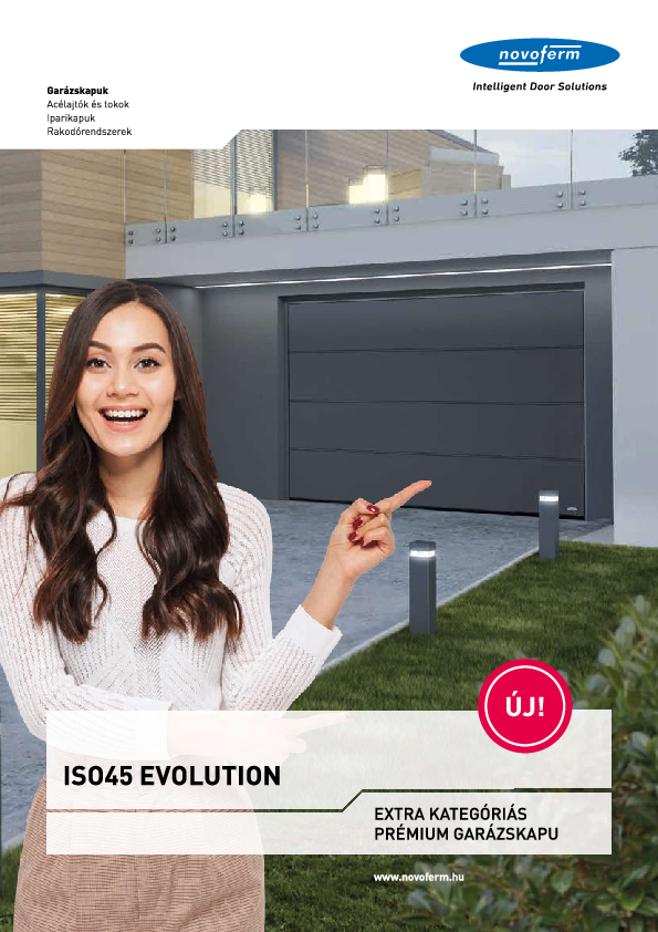 ISO45 EVOLUTION szekcionált garázskapu